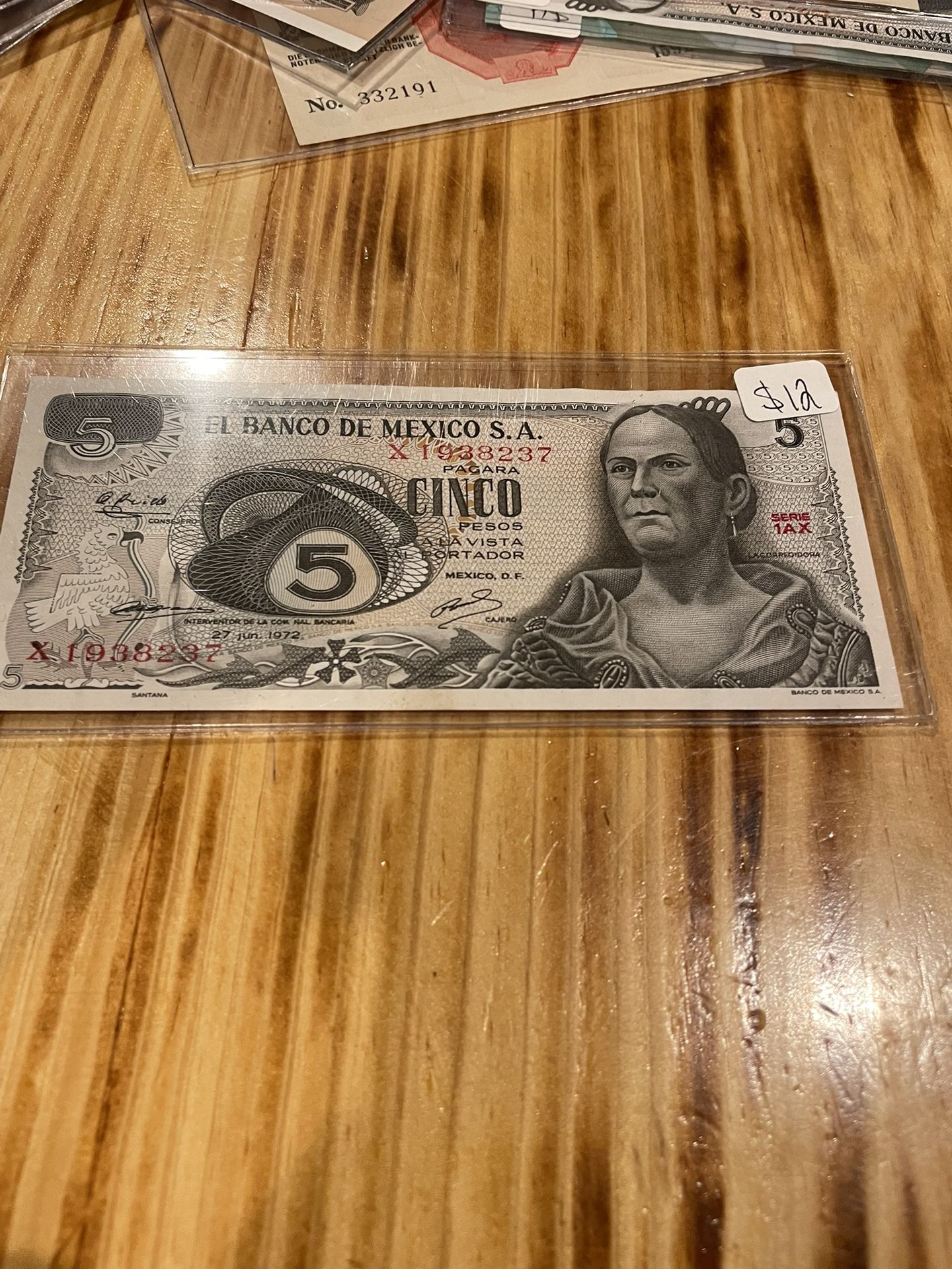 5 Pesos Mexicanos 