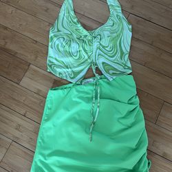 Neon Green 2 Piece