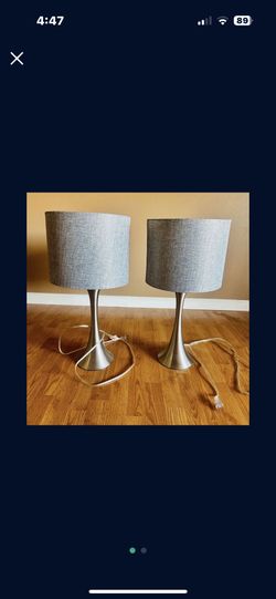 Lamps Set Brushed Nickel 