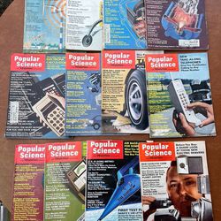 1(contact info removed) Popular Science Magazine - Lot of 12
