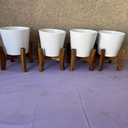 Plant Pots with Drain Hole
