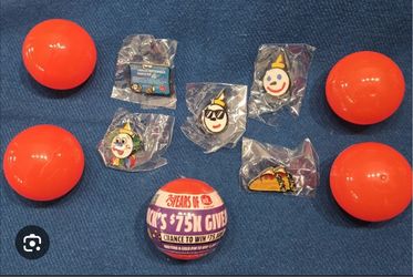 Jack in the Box Collectible pins/ Pines de collecion
