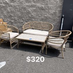 4 Piece Outdoor Patio Set