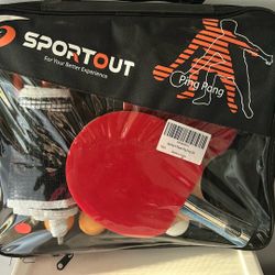 Ping Pong Set With Net