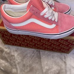 Pink Vans Brand New Size 6 In Men Size 7.5 In Women