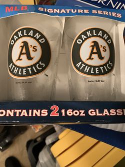 MLB Oakland athletics cups