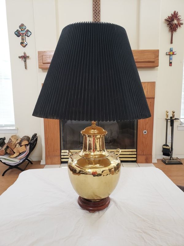 Antique Brass Lamp With Shade For In Santa Fe Nm Offerup