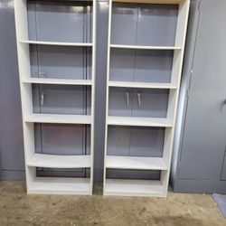 Set Of 2 Wooden Book Shelves 