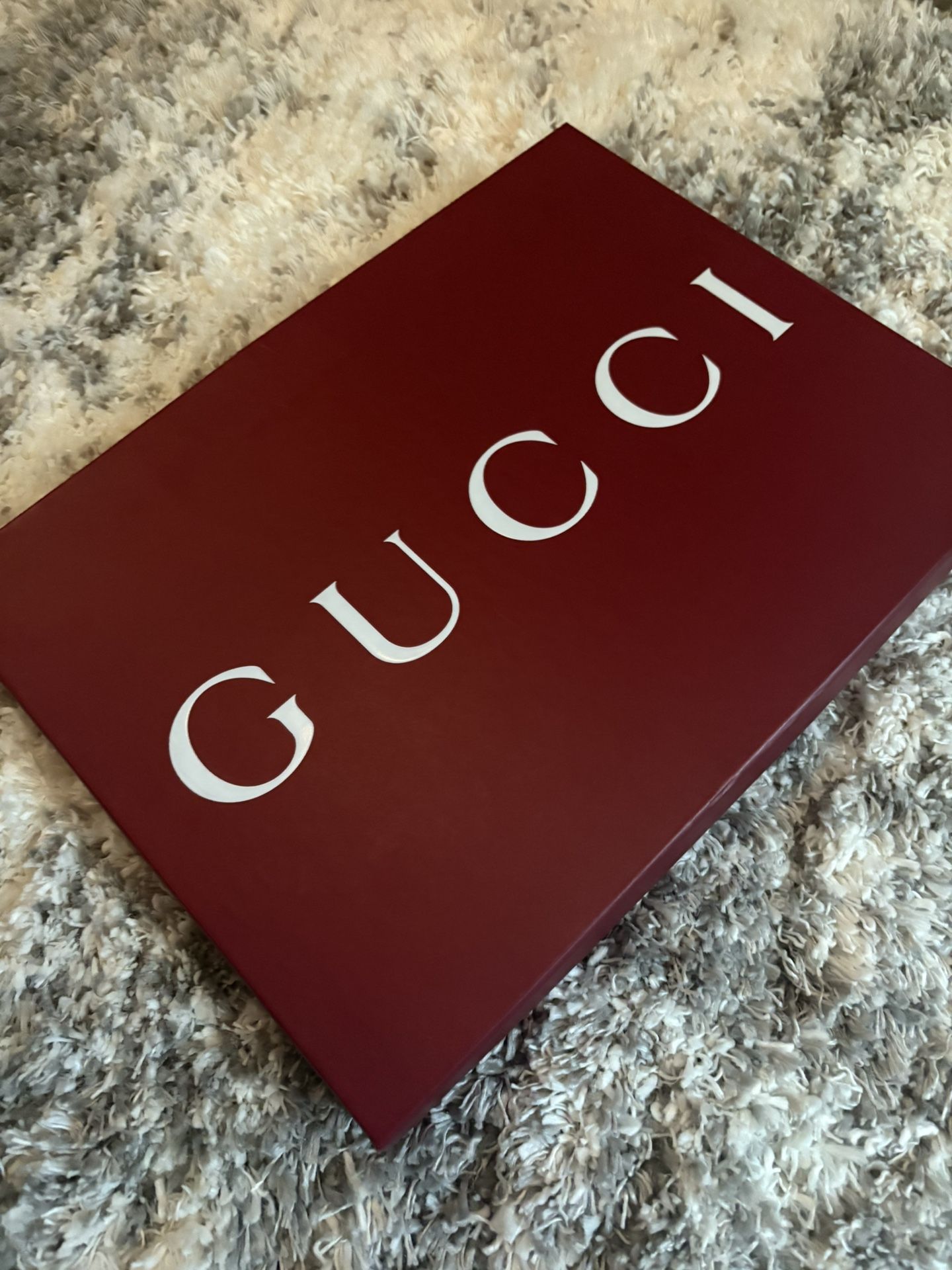 Large Gucci Gift Box (No Contents) - Perfect for Storage or Display