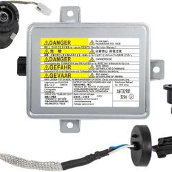 Xenon HID Headlight Ballast Full Kit w/ Igniter and D2S Bulbs - Compatible with 02-05 Acura TL/TSX/TL Type-S, 04-09 Honda S2000, 04-06 Mazda 3