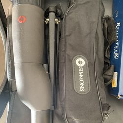 Simmons Spotting Scope Case, Tripod, & Manual