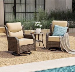 6-in deep seating cushions patio furniture set patio swivel chairs patio rocking chairs brand new 🆕✅🚚