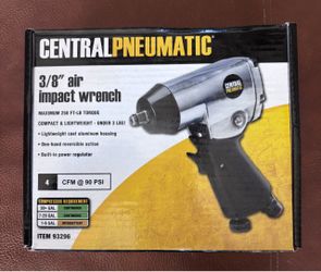 Central pneumatic 3/8 impact wrench