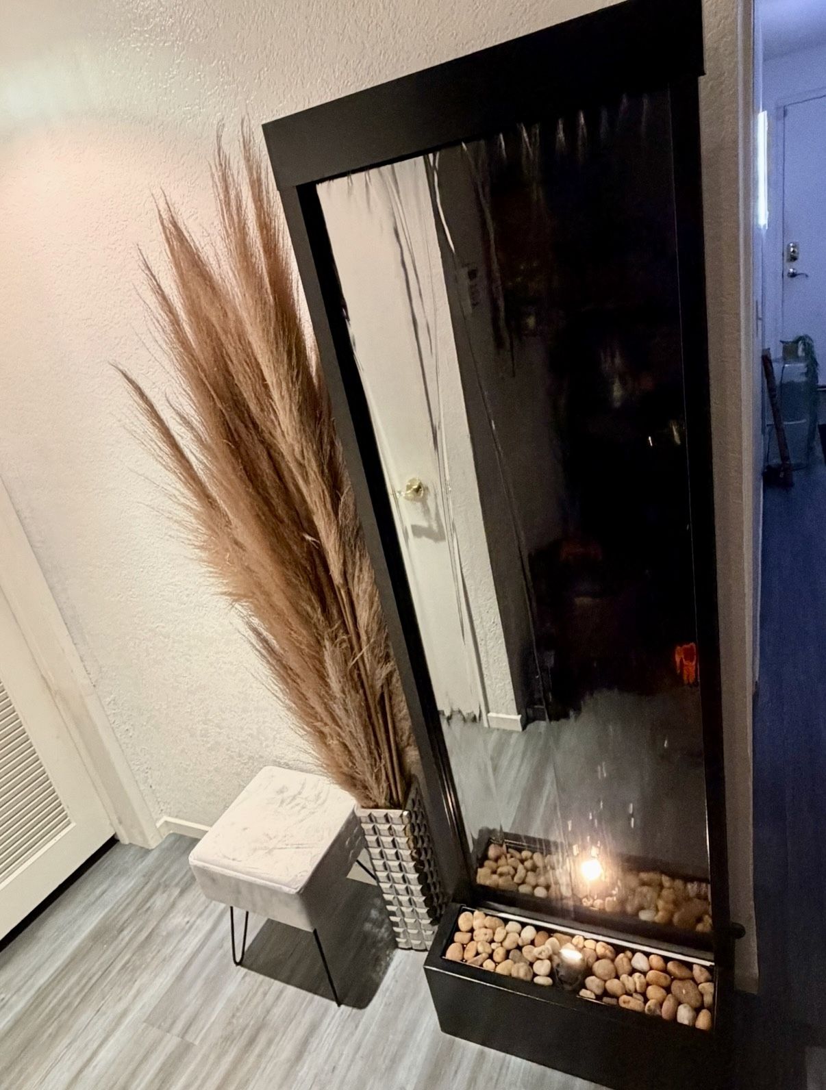 Mirrored Waterfall Fountain 