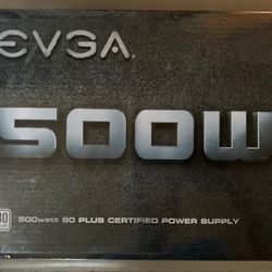 Evga Psu 500w 80 Plus