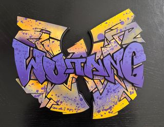 Wu Tang Clan Wood Wall Art Logo