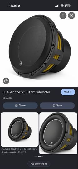 JL audio w6 12