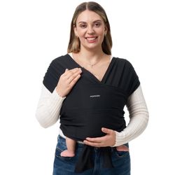 Momcozy Baby Wrap Carrier, Easy To Wear Infant Carrier Slings, Lightweight Hands Free Baby Sling,