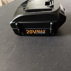 For WORKS,  WA 3520 20 Volt Max,  6.0 Ah replacement  battery 🔋 