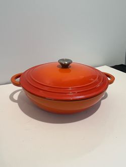 Enameled Cast Iron Braiser with Lid