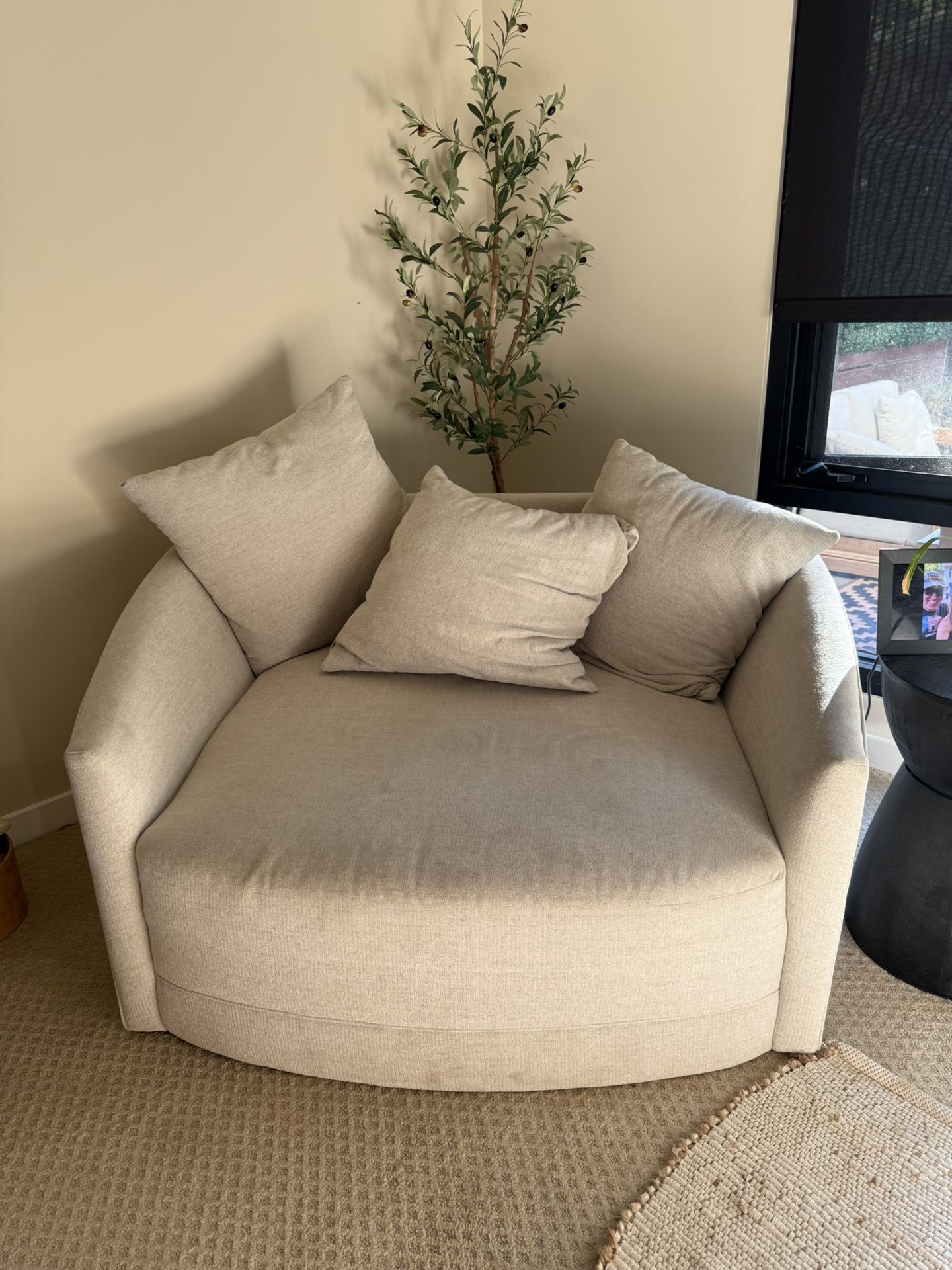 Pottery Barn dupe Balboa Media Lounger