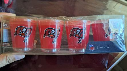NFL Buccaneers shot glasses
