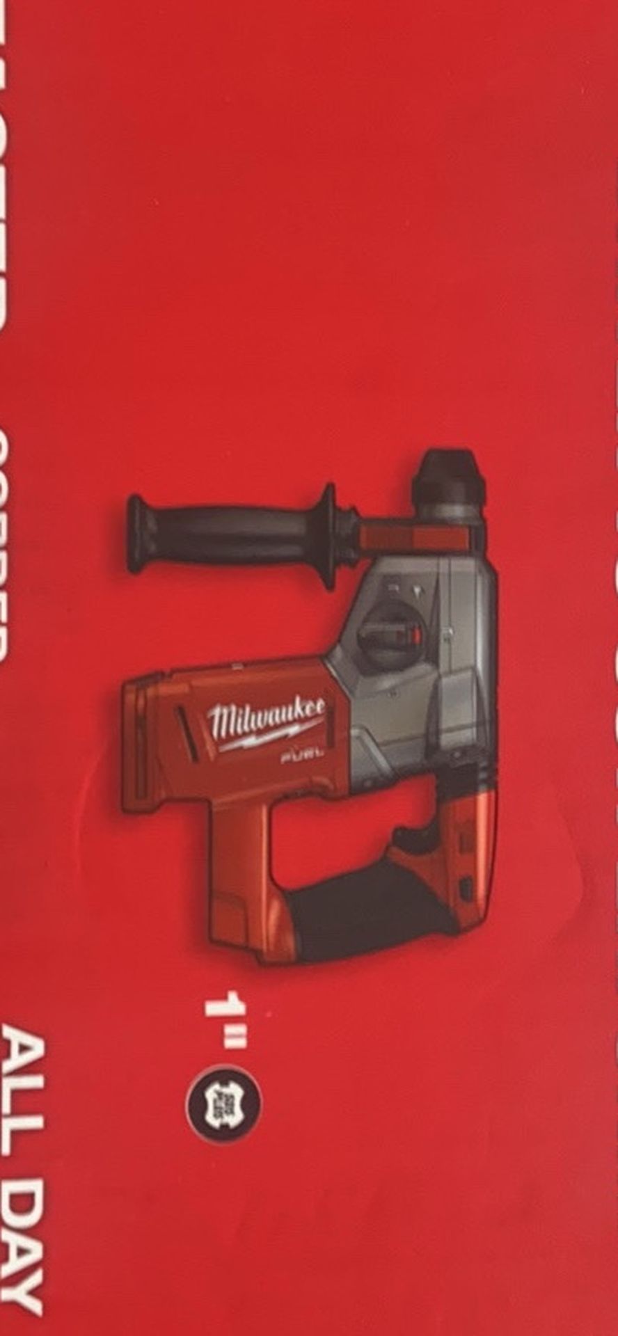 Milwaukee Nuevo Hammer Drill SDS Solo La Herramienta