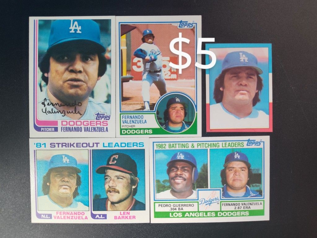 Fernando Valenzuela 1982 & 1983