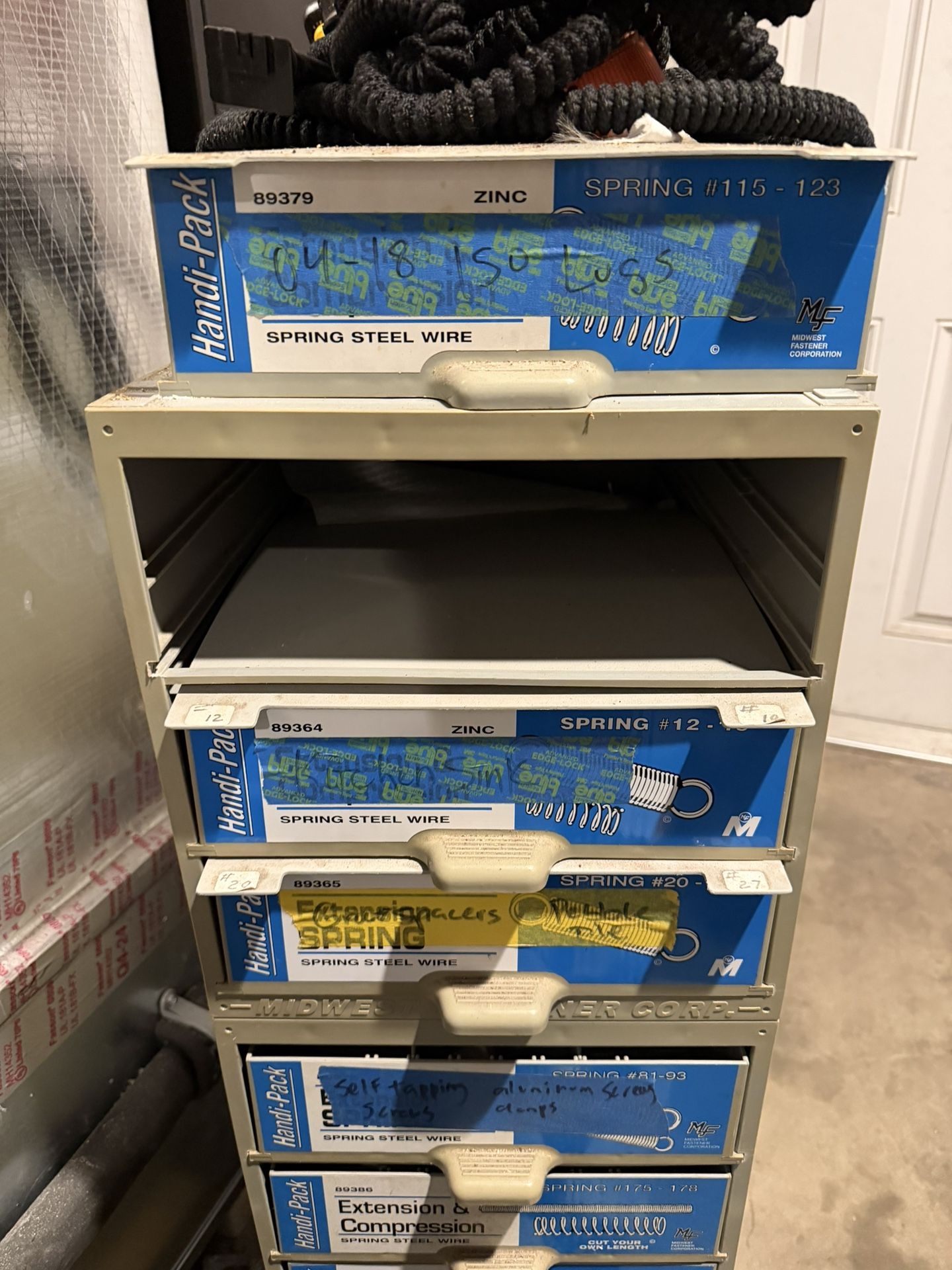 Garage Organizer Bins Storage Trays ( Screw Nails Tools )