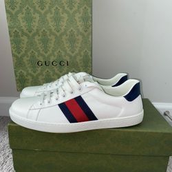 Gucci Ace Leather Sneaker 