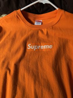 VNDS Supreme Orange Box Logo Tee for Sale in Breinigsville PA OfferUp