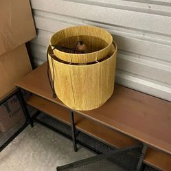 Tiered fiber pendant 