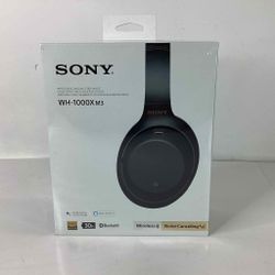 Sony WH-1000X M3 Bluetooth Wireless Noise Canceling Head Phones - BRANDNEW 