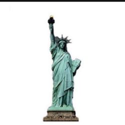 aahs!! Engraving Statue of Liberty Cardboard Stand up 6 Feet Retail $46.95 Brand