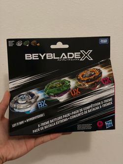 Beyblade X Might Emperor, Rock Golem, Keel Shark, X-Treme Battlers Pack