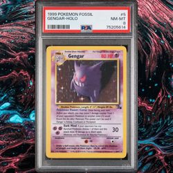 Gengar Holo - Fossil Pokémon card 5/62