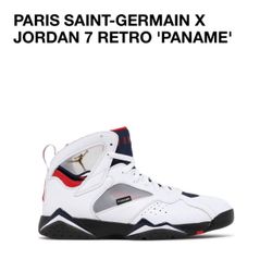 Nike Air Jordan 7 Retro BCFC white University Red Sneakers