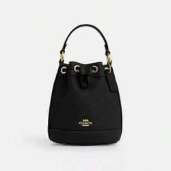 Coach Dempsey Drawstring Bucket Bag /New 