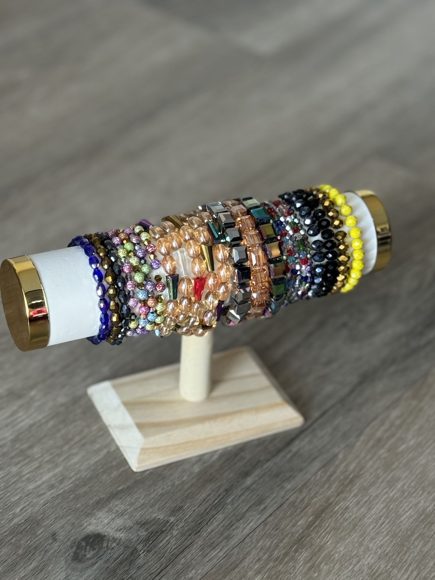 Handmade Beaded Stretch Bracelet 