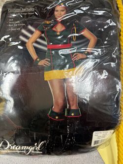Woman costume pan sexy soldier/street fighter