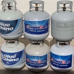 BlueRhino, AmeriGas, And Blank Propane Tanks