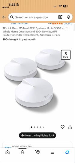 TP-Link Deco M5 Mesh Wifi System