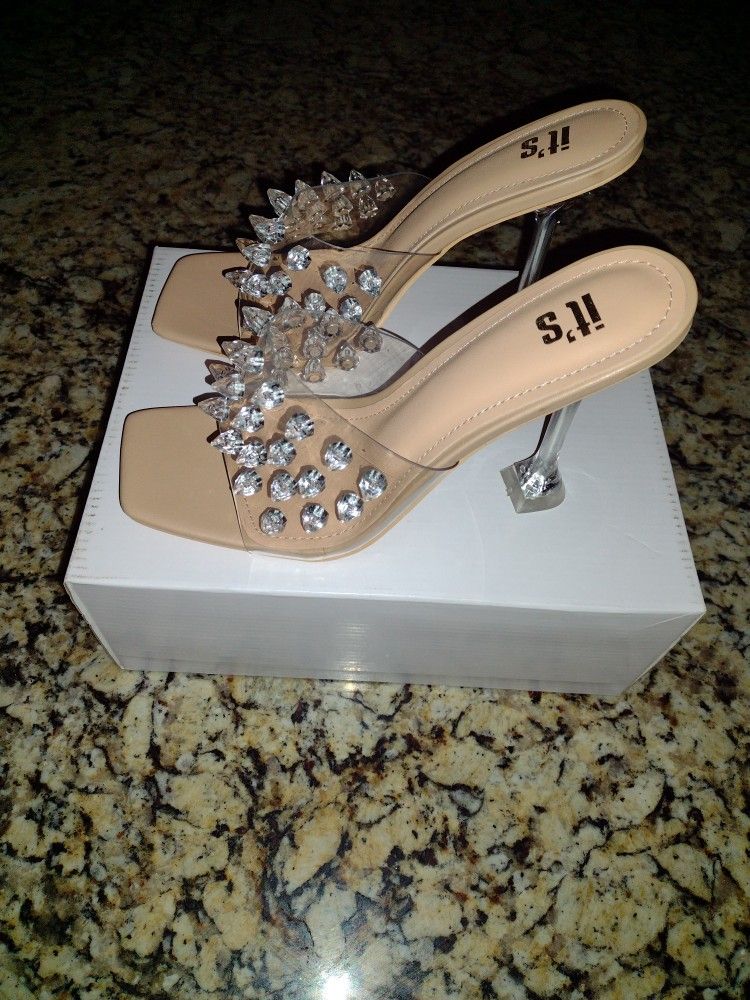 Stylish Clear Heels