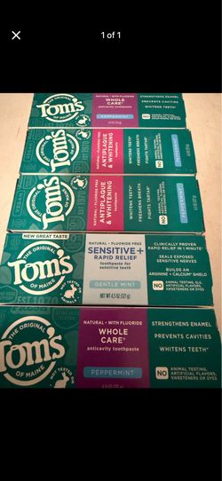 Tom’s toothpaste 8/$20