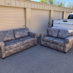 FREE DELIVERY Charcoal Gray Sofa Set 