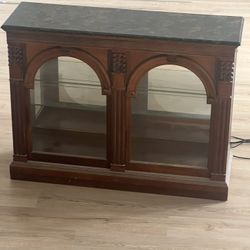 Entrance Table With Marble Top And Lights 