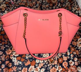 Micheal Kors Pink Grapefruit Bag