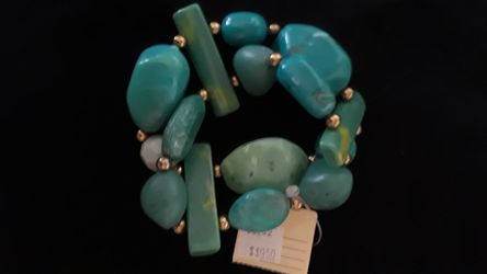 Turquoise Bead Bracelet
