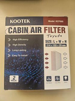 Cabin air filter