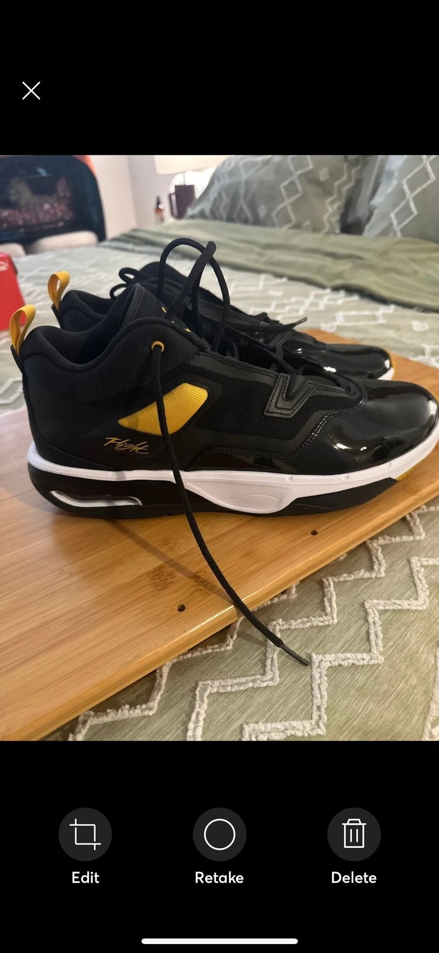 Black Yellow Jordan Stay Loyal 3 (Size 13)